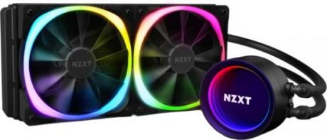 Kraken X53 RGB [RL-KRX53-R1] 240mm AIO Liquid Cooler with Aer RGB and RGB LED, RTL {8}