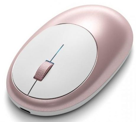 Беспроводная компьютерная мышь Satechi M1 Bluetooth Wireless Mouse. Цвет розовое золото.