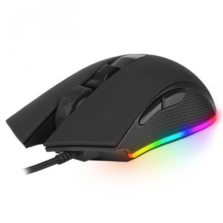 Игровая мышь Sven RX-G750 чёрная (USB, оптическая, 6 кнопок, 6400 dpi, RGB подсветка)