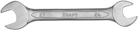 Ключ рожковый KRAFT КТ 700535 (24 / 27 мм) хром-ванадиевая сталь (Cr-V)