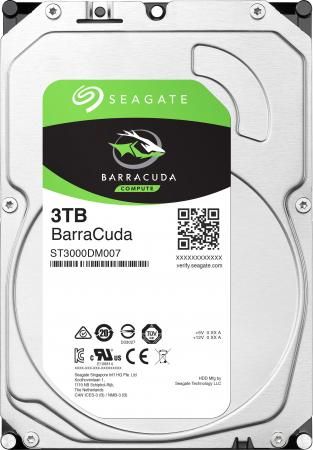 Жесткий диск 3.5" 3 Tb rpm 256Mb cache Seagate Barracuda ST3000DM007 SATA III 6 Gb/s