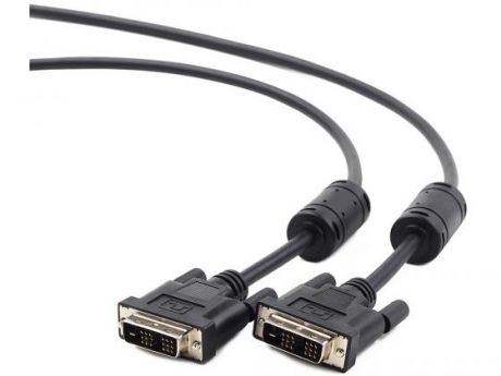 Кабель DVI-DVI 1.8м Single Link Gembird экранированный ферритовые кольца пакет CC-DVI-BK-6