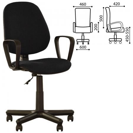 Кресло офисное NOWY STYL "Forex GTP" чёрный серый