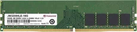 Оперативная память 16Gb (1x16Gb) PC4-25600 3200MHz DDR4 DIMM CL22 Transcend JM3200HLE-16G