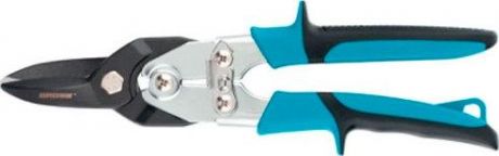 Ножницы по металлу GROSS 78347 усиленные 255мм прямой резсталь-СrMo двухкомпонентные рукоятки