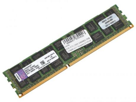 Оперативная память 16Gb (1x16Gb) PC3-12800 1600MHz DDR3 DIMM ECC Registered CL11 Kingston KVR16R11D4/16