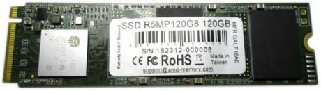 Твердотельный накопитель SSD M.2 120 Gb AMD R5MP120G8 Read 1800Mb/s Write 800Mb/s 3D NAND TLC