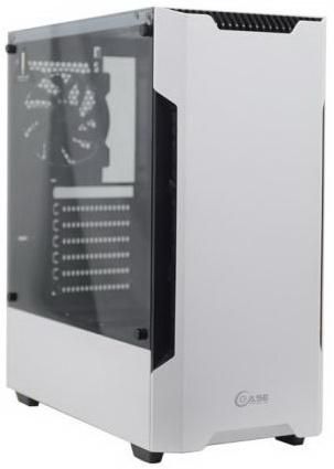 Powercase CAXW-F3 Корпус Alisio X3 White, Tempered Glass, 3х 120mm fan, белый, ATX (CAXW-F3)