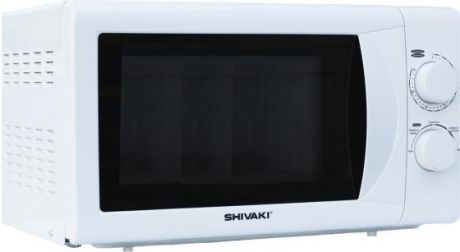 Микроволновая печь SHIVAKI SMW2020MW, 700 Вт., 20 л., мех. упр., таймер 30 мин., разморозка, белый