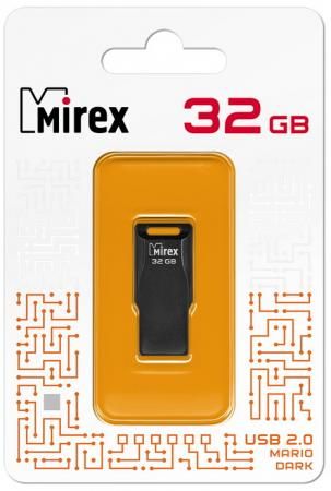 Флеш накопитель 32GB Mirex Mario, USB 2.0, Черный