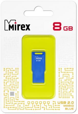 Флеш накопитель 8GB Mirex Mario, USB 2.0, Голубой