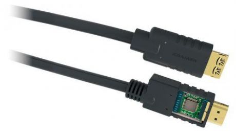 Кабель HDMI 20м Kramer CA-HM-66 круглый черный 97-0142066