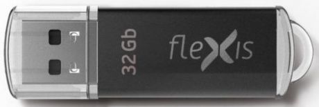 Флэш-драйв Flexis RB-108 3.0, 32 Гб, USB 3.1 gen.1, чёрный