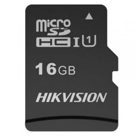 16GB Карта памяти MicroSDHC Hikvision Class 10 UHS-I TLC R/W 92/20 MB/s без адаптера. 7 лет гарантии