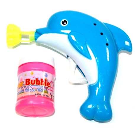 Набор для пускания мыльных пузырей дельфин с фрикционным механизмом 45мл