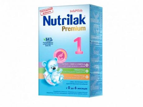 Смесь молочная Nutrilak-1 премиум с 0 до 6 месяцев 350г