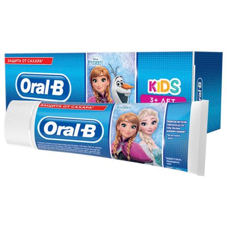 Зубная паста Oral-B 75мл kids 3+ легкий вкус