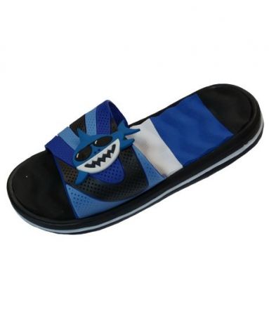 Обувь пляжная детская н6457 р 34 сине-черные