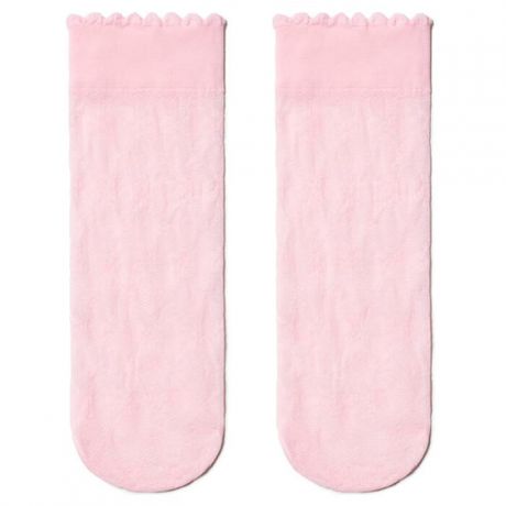 Носки для девочек Conte FIORI р.22-24 розовый нарядные 16с-53сп
