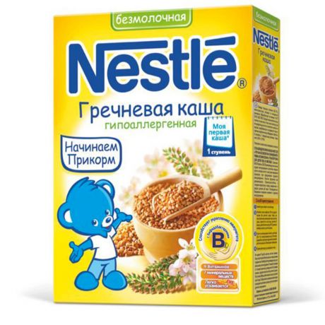 Каша Nestle 200г без молочная гречневая гипоаллергенная с 4 месяцев