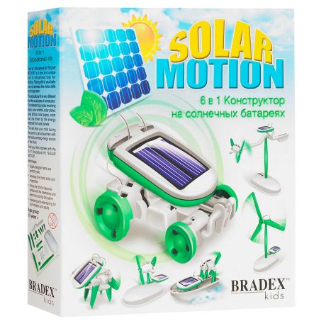 Конструктор на солнечных батареях Bradex 6в1 Solar Motion