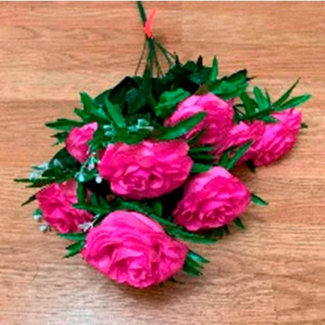 Букет искусственных цветов розы 58см е47