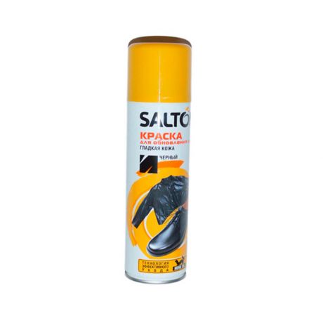 Аэрозоль Salton 250мл краска для обновления цвета гладкая кожа черный