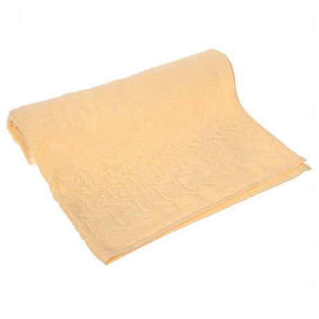 Полотенце махровое Радуга 100*150 бледно-желтый