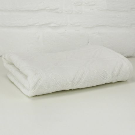 Махровое полотенце Belezza Латтик 001 70*140см белый