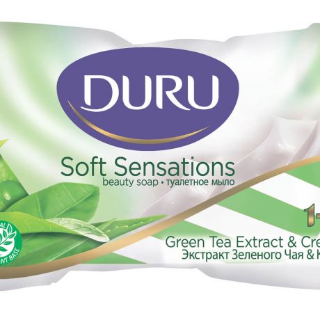 Мыло Duru 1+1 80г зеленый чай