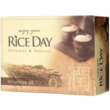 Мыло RICE DAY 100г экстракт рисовых отрубей