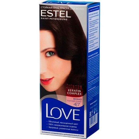Краска для волос Estel Love 4/7 мокко