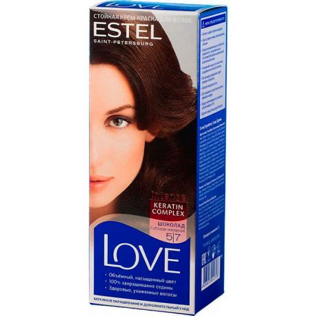 Краска для волос Estel Love 5/7 шоколад