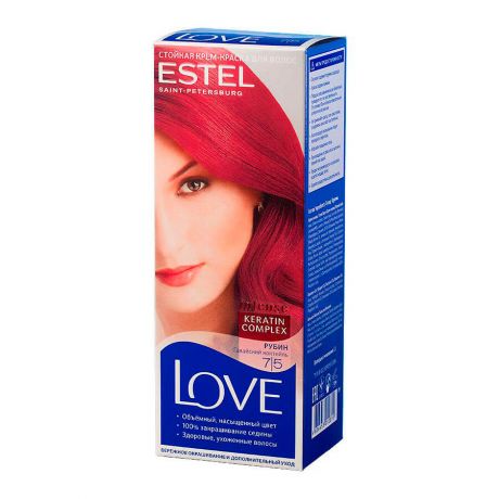 Краска для волос Estel Love 7/5 рубин