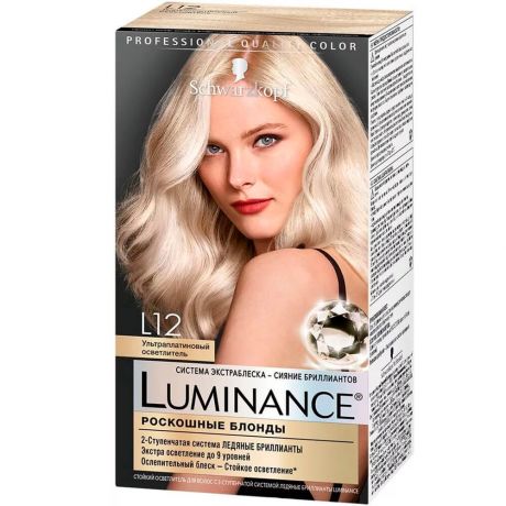 Краска для волос Luminance l12 ультраплатиновый осветлитель