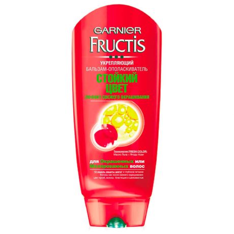 Garnier Fructis Бальзам-ополаскиватель для волос " Fructis, Стойкий цвет", укрепляющий, для окрашенн