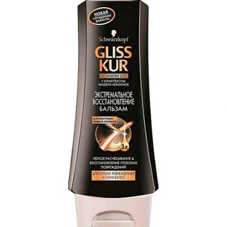 Бальзам для волос Gliss kur 200мл экстремальное восстановление