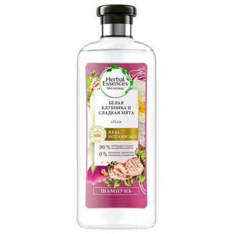 Herbal Essences Шампунь для волос Белая клубника и сладкая мята (Очищение и питание) 400мл