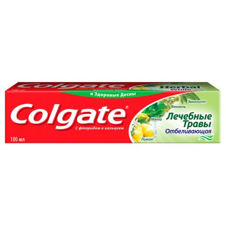 Зубная паста Colgate 100мл лечебные травы отбеливающая