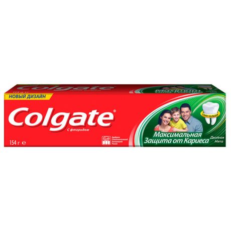 Зубная паста Colgate 100мл защита от кариеса двойная мята