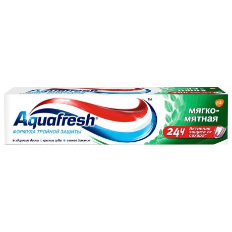 Зубная паста Aquafresh 100мл мягко-мятная