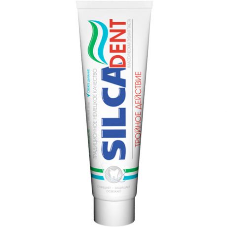 Зубная паста Silca Dent 130г тройное действие