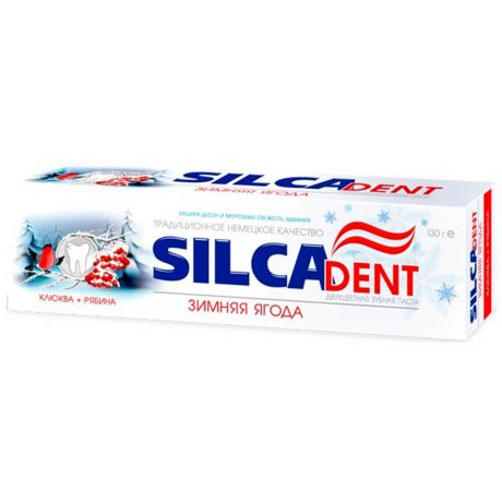 Зубная паста Silca Dent 130г зимняя ягода