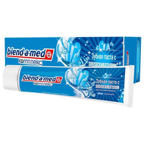 Зубная паста Blend-a-Med 100мл комплекс с ополаскивателем свежая мята