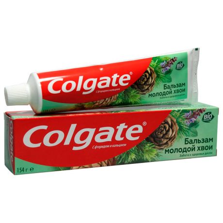 Зубная паста Colgate 100мл бальзам молодой хвои