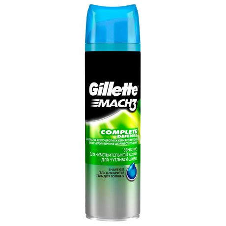 Гель для бритья Gillette 200мл гипоалергенный для чувствительной кожи