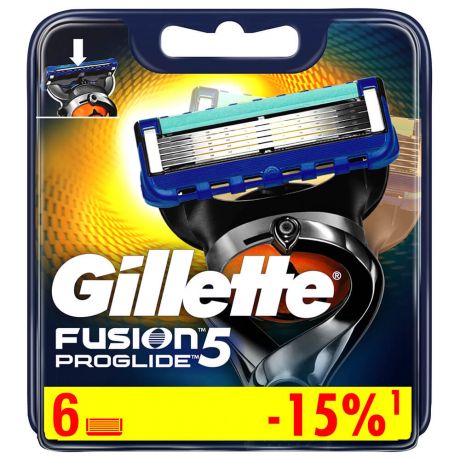 Кассеты Gillette Fusion ProGlide 6шт