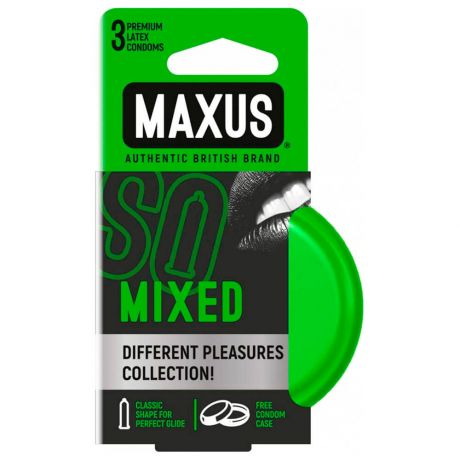 Презервативы MAXUS 3шт микс