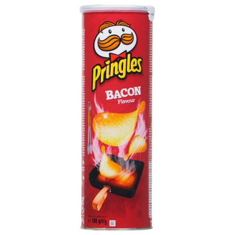 Чипсы Pringles 165г со вкусом бекона