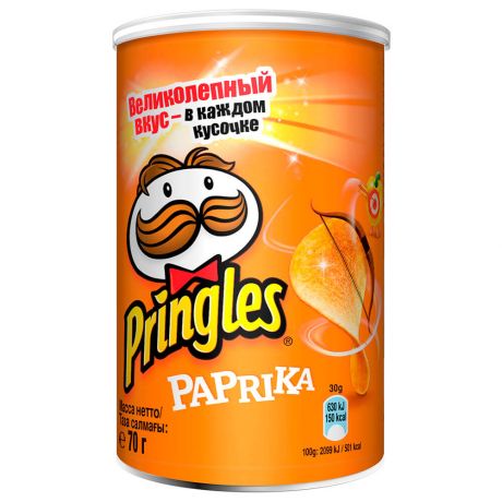Чипсы Pringles 70г паприка